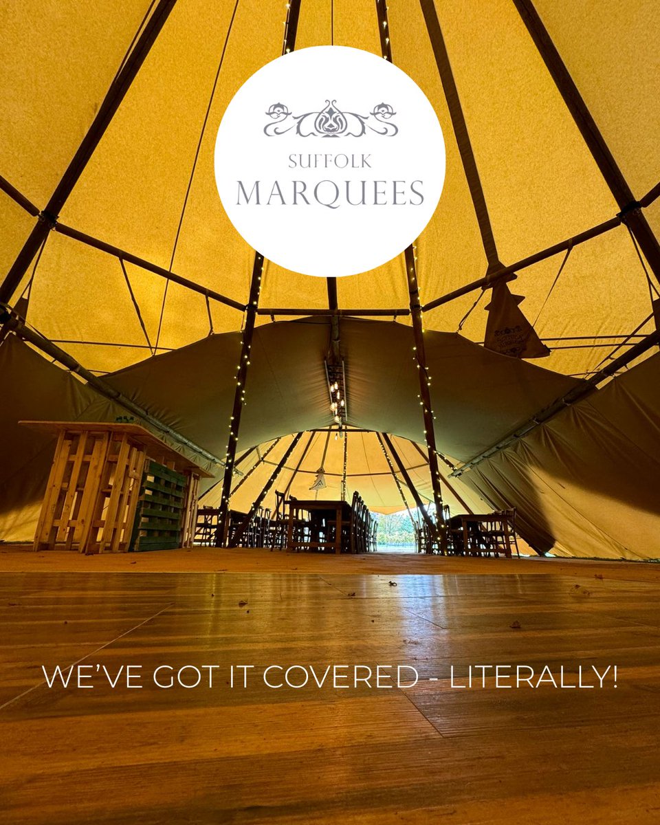 Events can be stressful to plan, but when it comes to your temporary cover, whether that's a marquee, stretch tent or tipi, we make the process as smooth as possible!⁠

☀️ Suffolk-based⁠
🪩 Weddings, birthdays, corporate events and more⁠
📞 01473 603310⁠