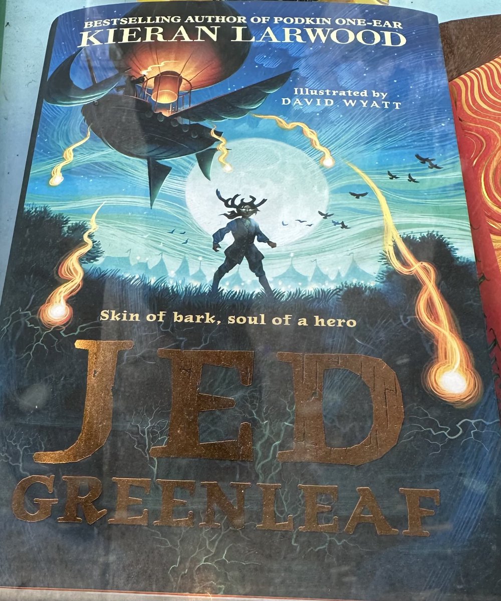 Jed Greenleaf by Kieron Larwood - a cracking book. Great class read aloud.