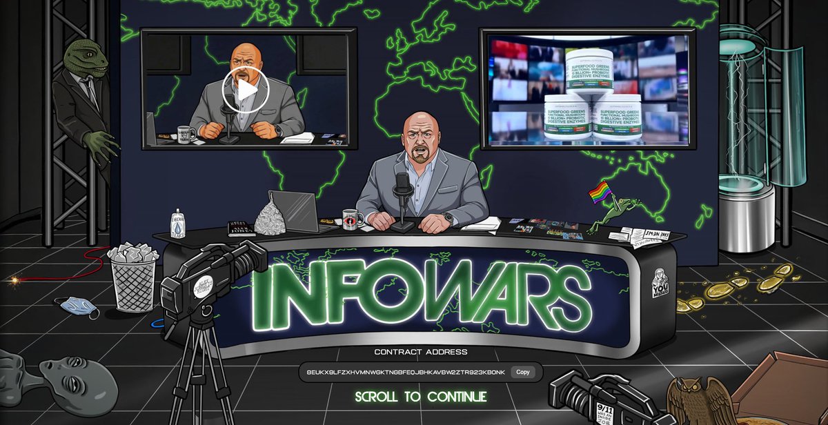 Another coin that I did the creative direction &amp; website for launched 3 days ago and the chart's looking decent: $CLONE / <a href="/alexclonejones/">Clone Jones</a> 

This one supports <a href="/RealAlexJones/">Alex Jones</a> in the fight against censorship.

alexclonejones.com

NFA, DYOR