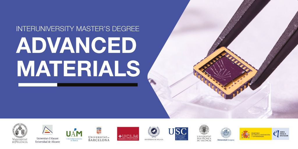Nine Spanish universities launch the new Master in Advanced Materials, an official, interdisciplinary program taught entirely in English, committed to scientific excellence and international mobility. The program is coordinated by the Institute of Molecular Science (ICMol).

📍