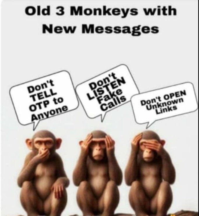 03 Monkeys with news massages...
