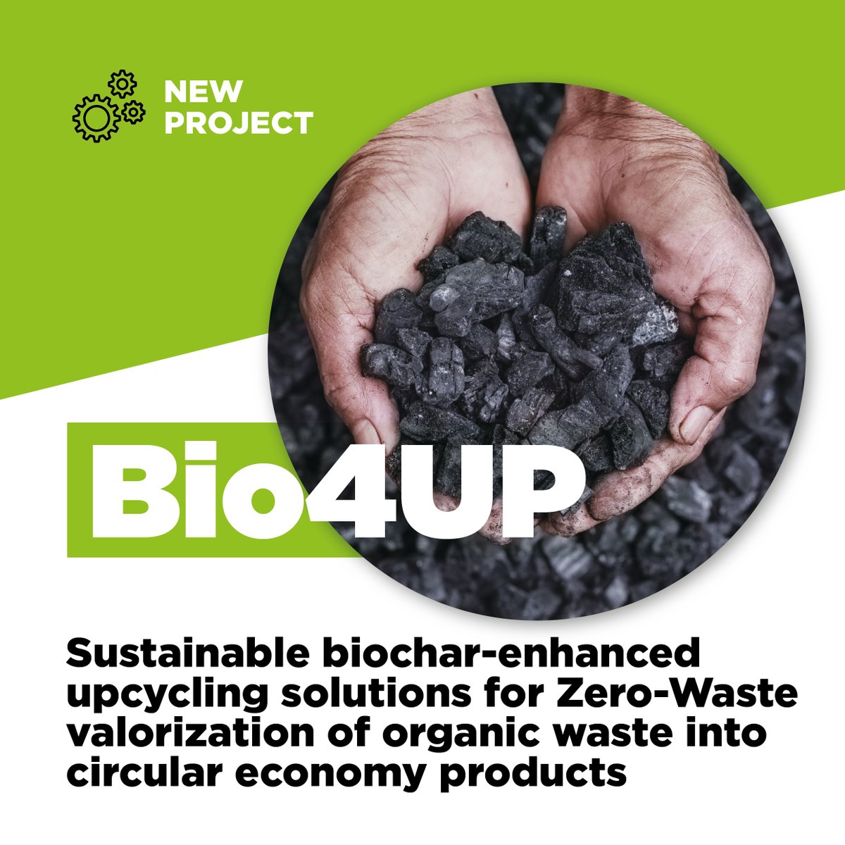 🟢🆕 PROJECT “Bio4UP” on organic waste valorization ent.cat/en/nou-project… 🌱 ENT is member of the consortium that has been awarded the project: Bio4UP –Sustainable #biochar enhanced upcycling solutions for #ZeroWaste valorization of #organicwaste into #circulareconomy products