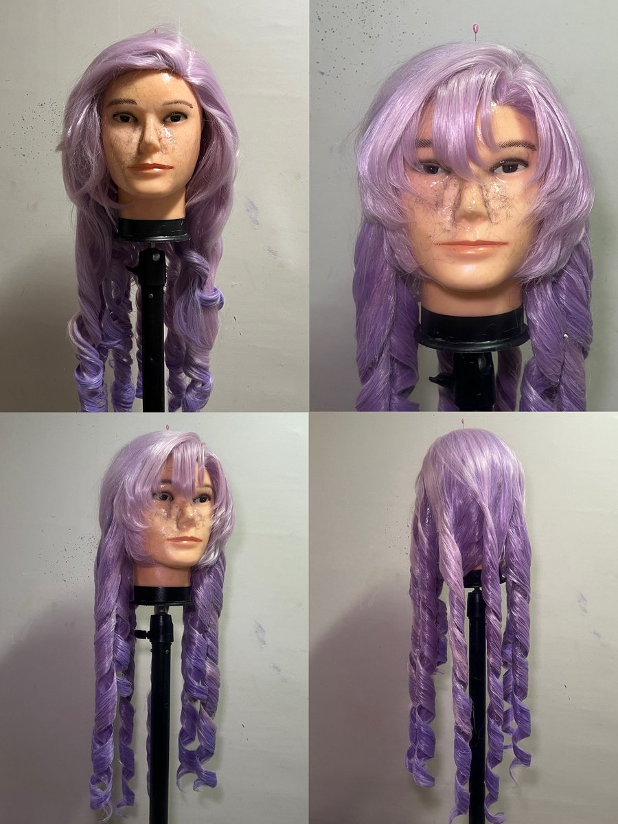 니지산지 - 햐쿠만텐바라 살로메
이마라인, 특수 롤 세팅(와이어x)

❗️중샵 캐릭터 가발