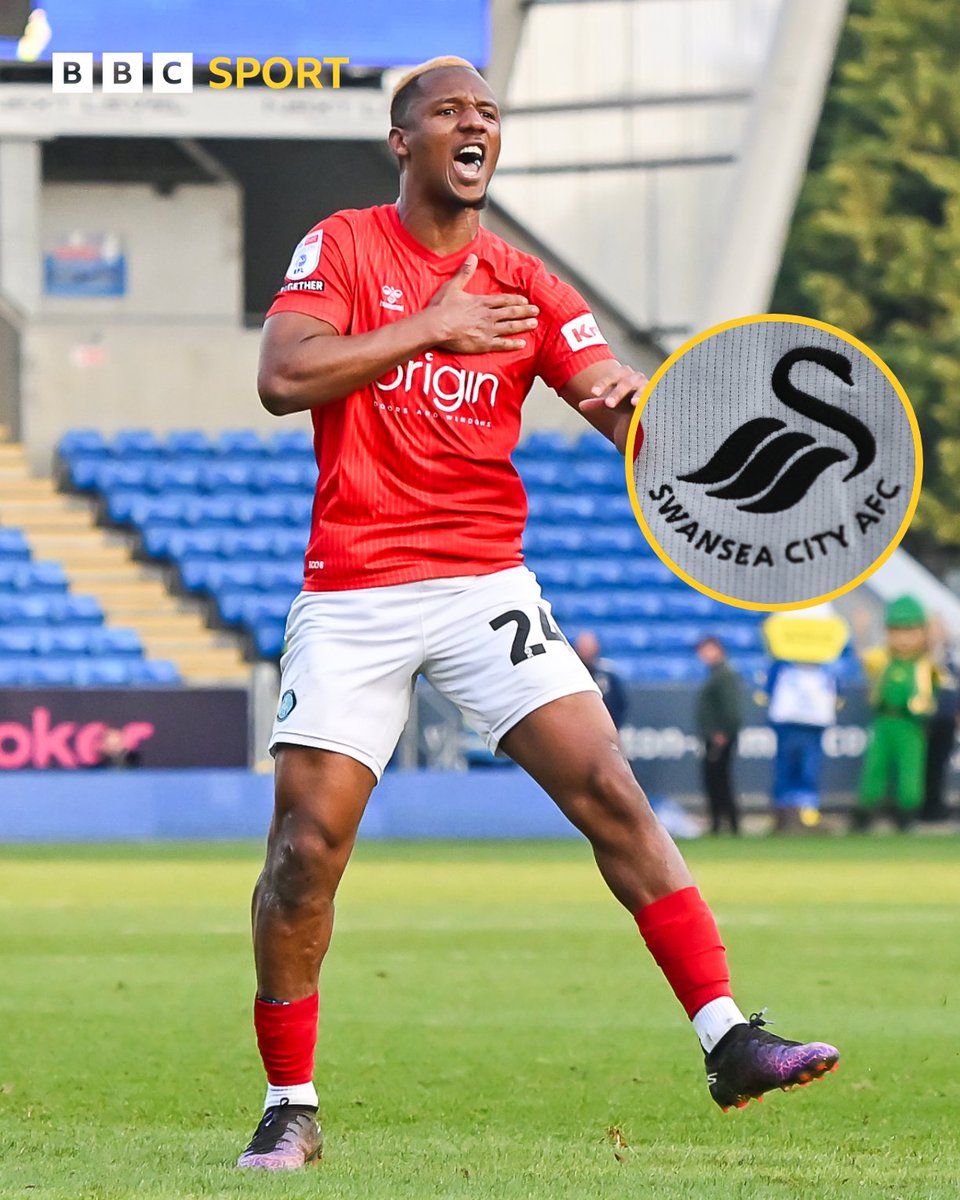 Swansea have reportedly made a £4.5m bid for Richard Kone... 💰

Ipswich, Norwich, Leicester and Middlesbrough are also interested in the Wycombe striker. 👀

#BBCFootball #Swans