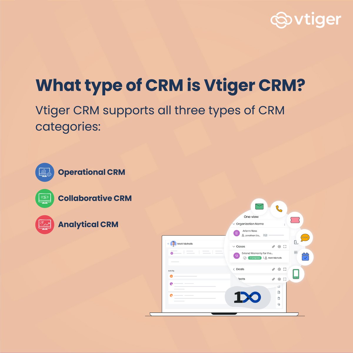 Boost your business with the right CRM: 
1️⃣ Operational CRM: Automates tasks
2️⃣ Collaborative CRM: Enhances teamwork
3️⃣ Analytical CRM: Provides insights

Which CRM suits your business? 👉🏻vcub.ly/hv9YL2Lu

#TypesofCRM #OperationalCRM #CollaborativeCRM #AnalyticalCRM