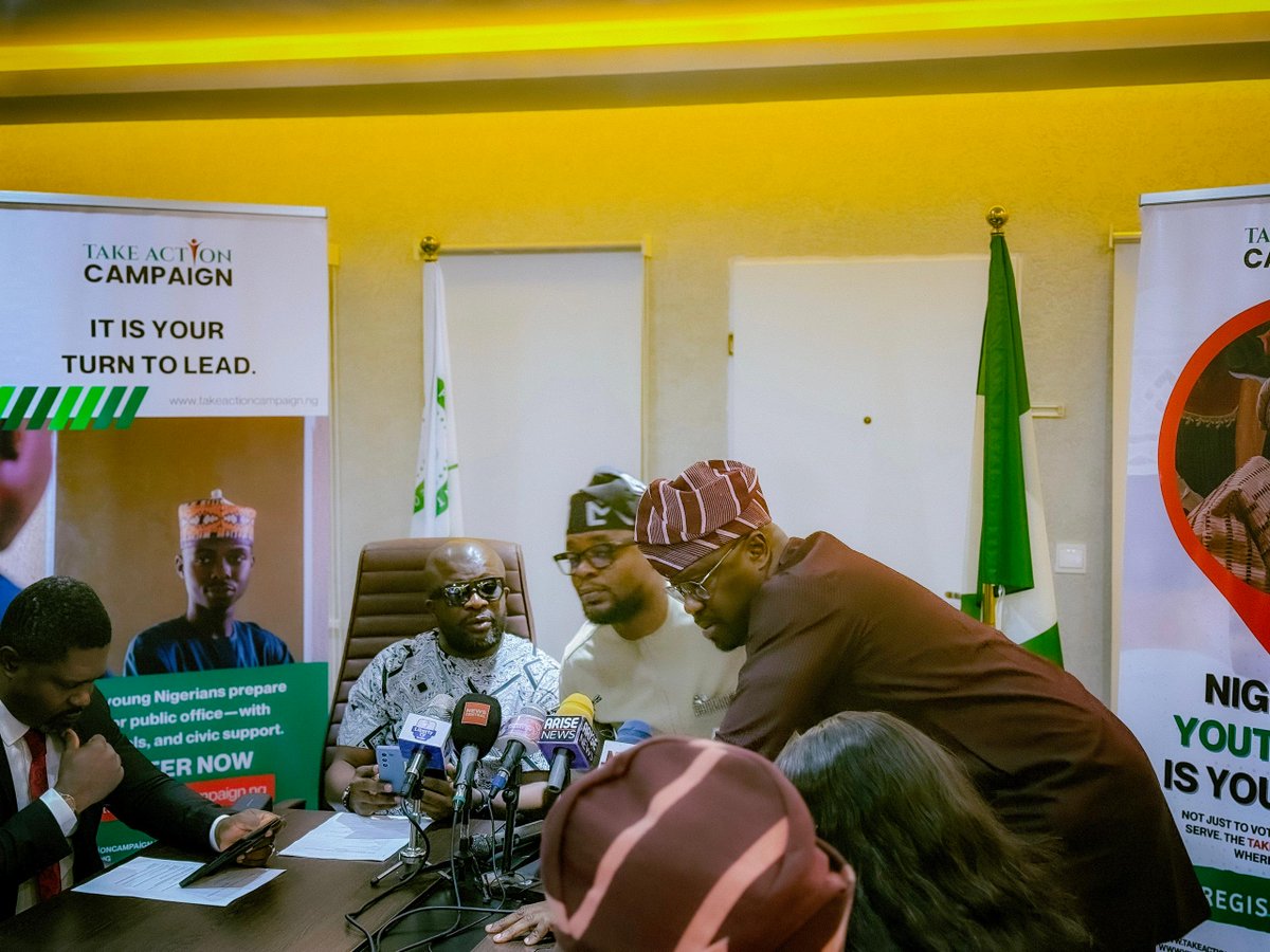 TAC_Campaign's tweet image. July 29 wasn’t just a date—it was a clear sign that young Nigerians are ready to take leadership seriously.

From first-time aspirants to experienced mentors, the TAC Launch Event brought together people committed to responsible, prepared youth leadership.