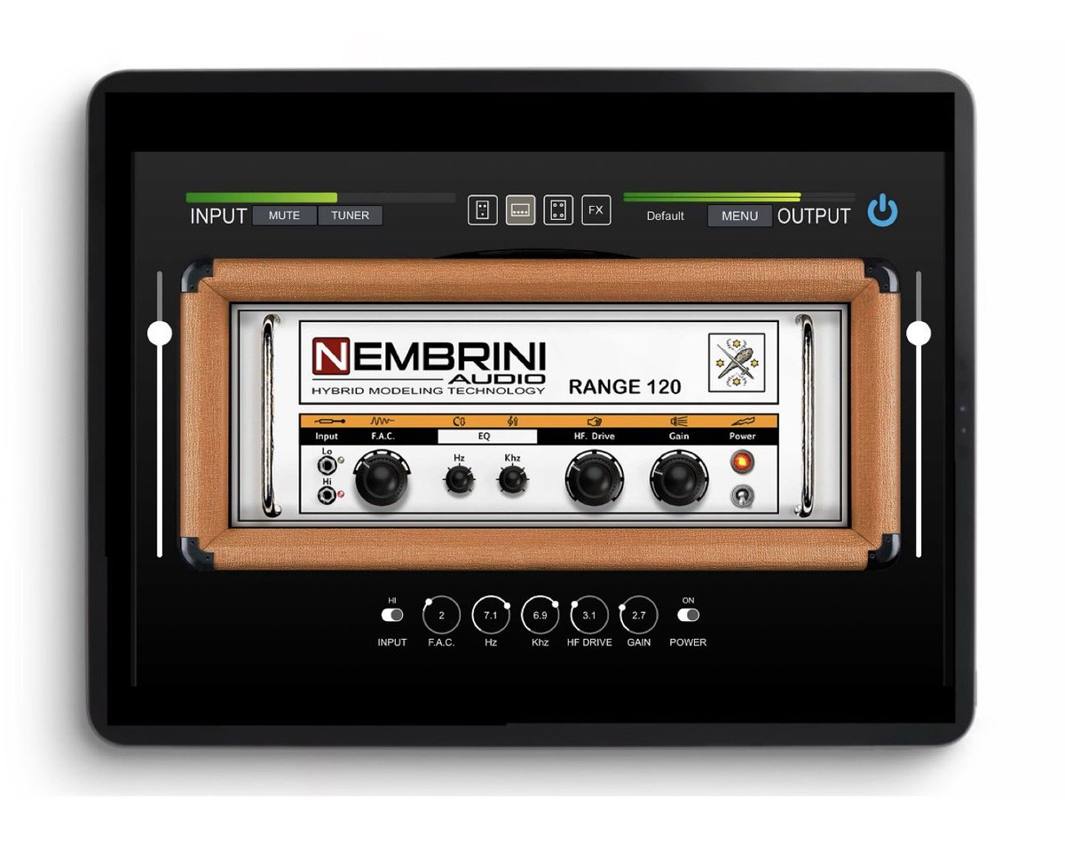 🚨Plugin Alert🚨 Nembrini Audio has released ‘Range 120 Guitar Amplifier’ on iOS!!

Nembrini Audio Range 120 captures its raw power, bold clean tones, and thick, saturated overdrive that shaped the sound of classic and hard rock.

Available NOW in the App Store!!