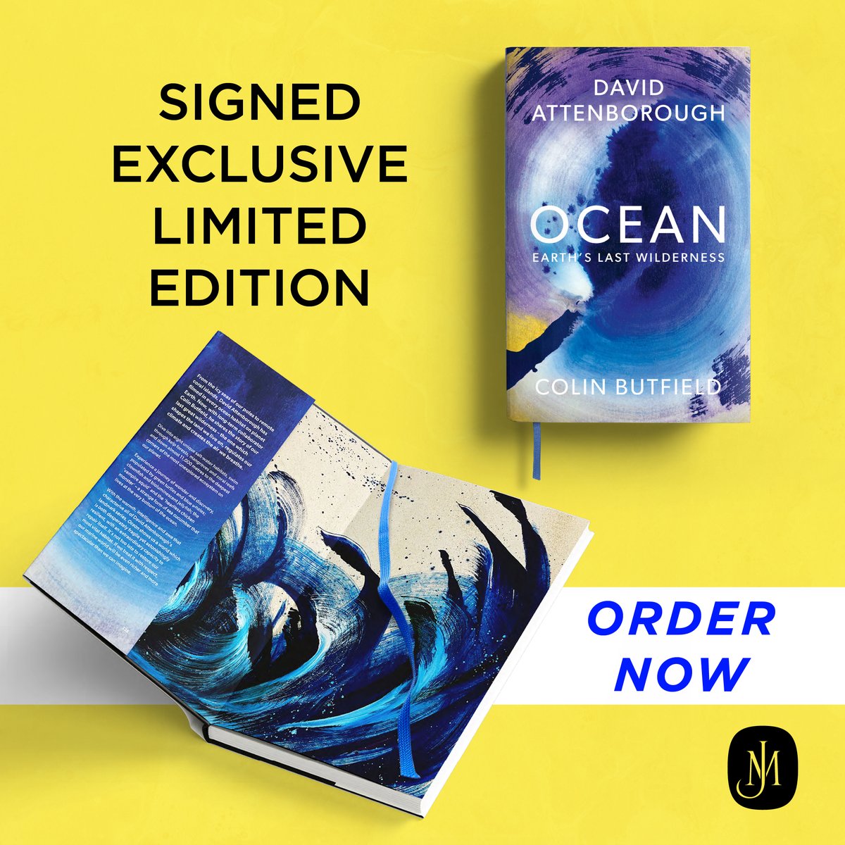 Spanning one hundred years and countless diverse and fascinating species, OCEAN is Sir David Attenborough's tribute to the power and endurance of marine life and habitats. Signed Exclusive Edition with ribbon marker: waterstones.com/book/ocean/sir…