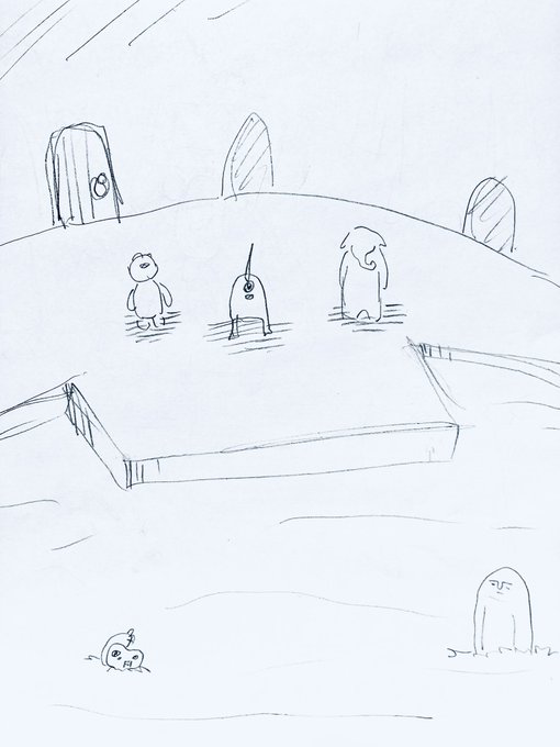 イライラしたから本能のまま落書きしたよ✨ 