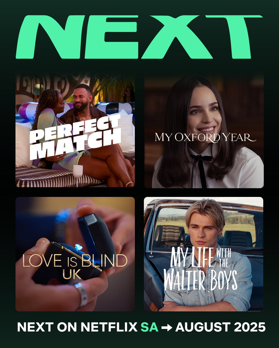 NetflixSA's tweet image. Your August watchlist is up! Set your notifications chom😍🔥 #WhatToWatch