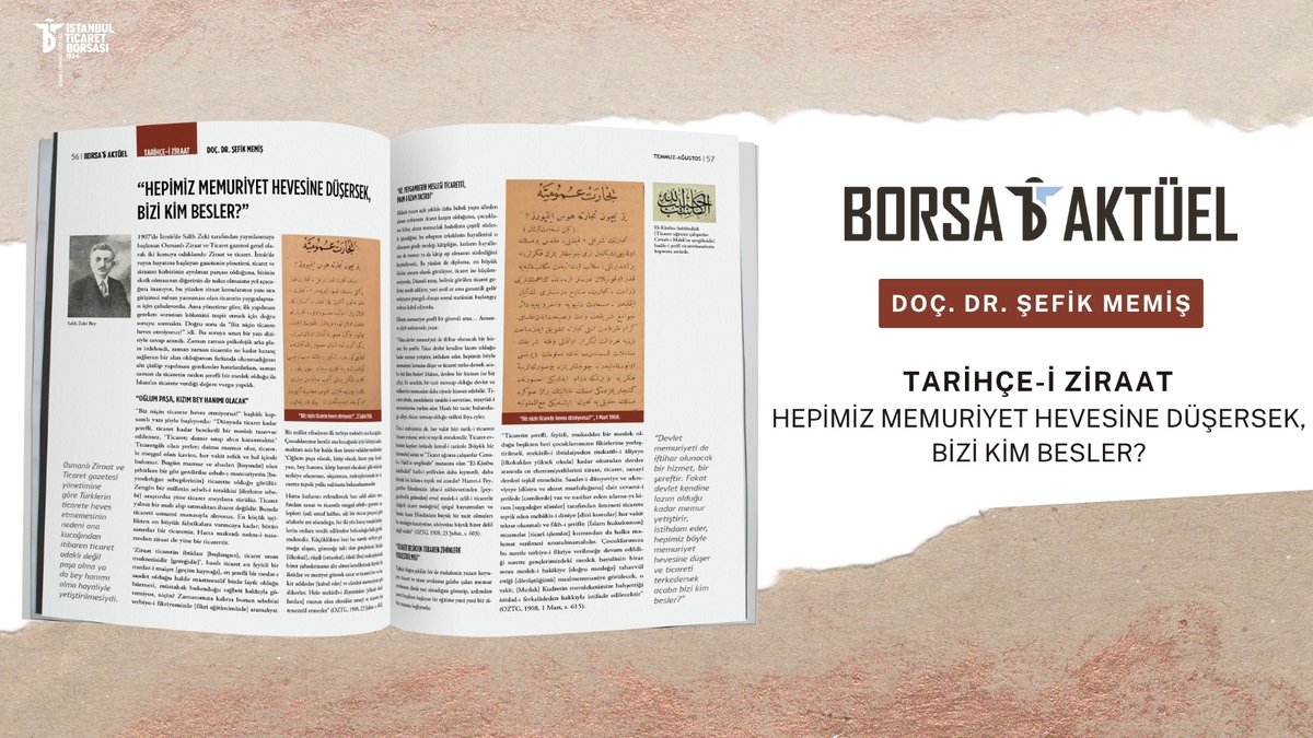 istib1924's tweet photo. Doç. Dr. Şefik Memiş’in, Borsa Aktüel Temmuz - Ağustos sayısında yer alan "Hepimiz Memuriyet Hevesine Düşersek, Bizi Kim Besler?" başlıklı yazısı için tıklayın. https://t.co/fDpvWFM876 https://t.co/EJDb4kzkO0