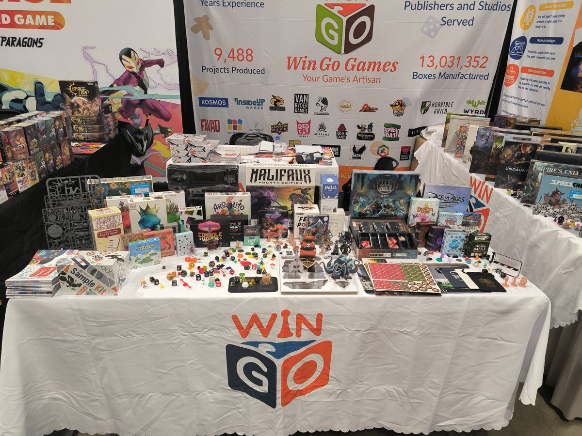 Update News ::!!
We're ready to meet your guys in Location: Booth 2461 at Gen Con 2025 (July 31-August 3, Indianapolis, USA)!!
We have prepared a lot of Board &amp; Card Games that we produced by ourselves with our fantastic customers/designers! 
Welcome to contact and meet us!!