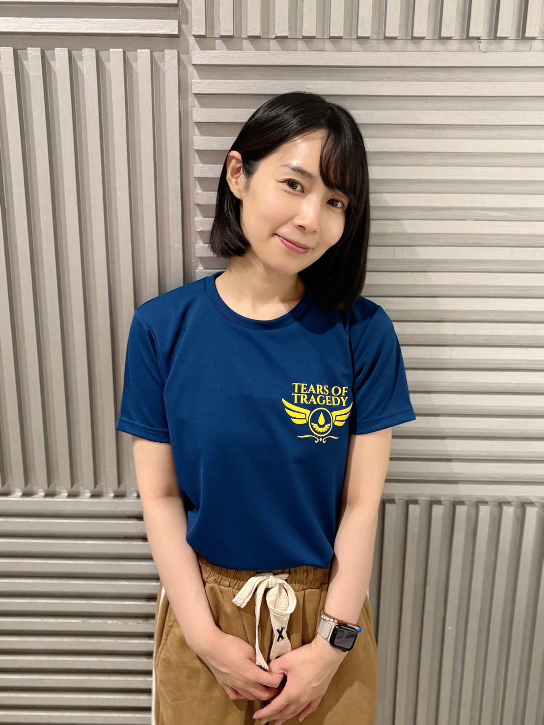 クールドライTシャツ バドミントンコラボ 瞬間涼感 crying T SHIRT [Strength in Every Struggle