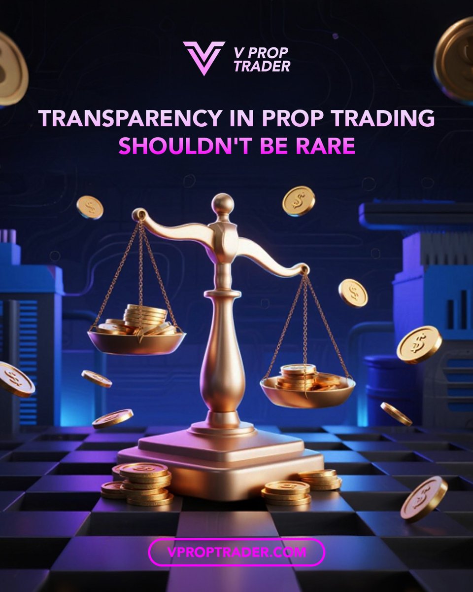 Transparency in prop trading shouldn't be rare. 

Clear rules, fair evaluations, and honest communication are the foundation of trust. 

We believe traders deserve better standards. ✨