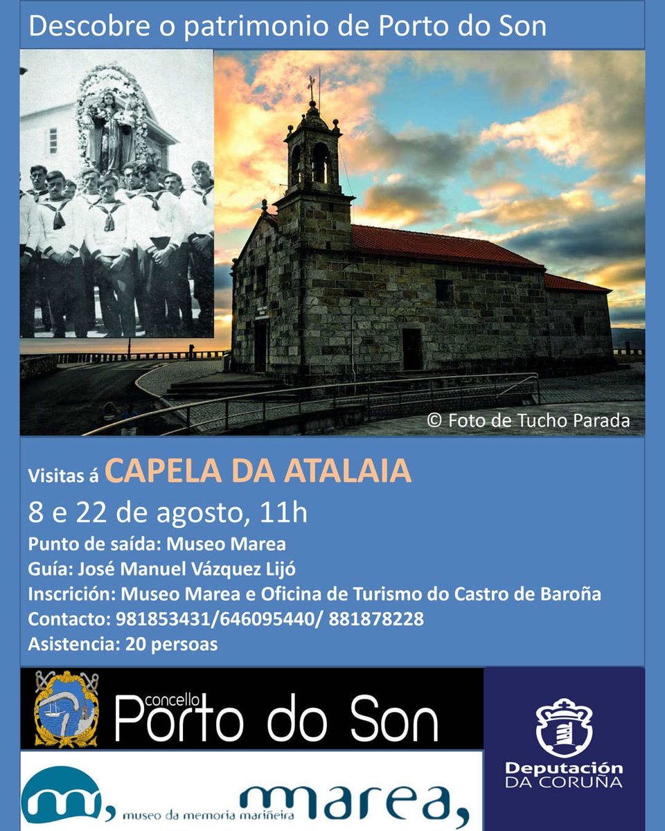 Porto do Son reivindica o seu patrimonio este verán con visitas guiadas -  obarbanza.gal/2025/07/porto-…