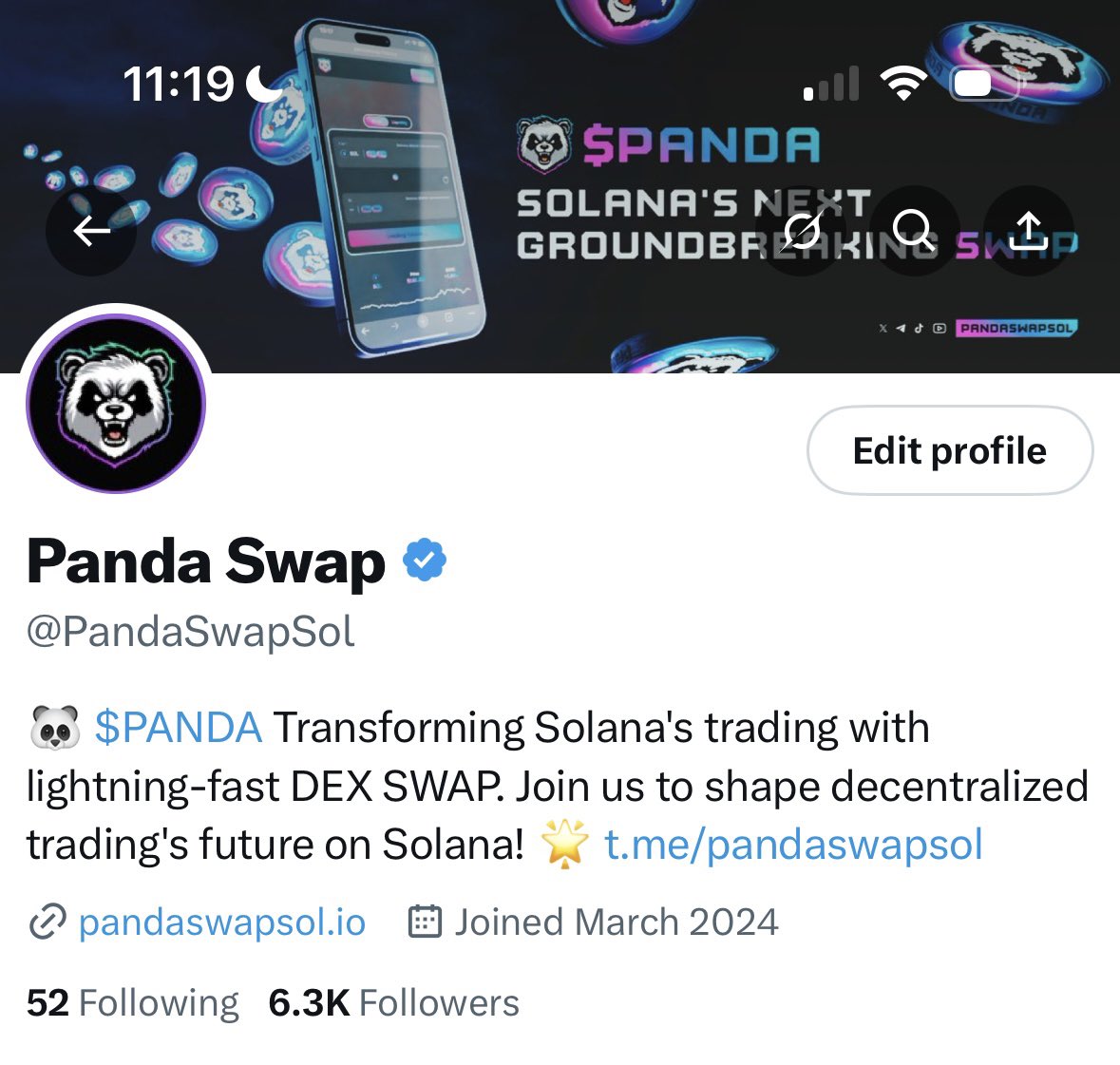 PandaSwapSol's tweet photo. 🥳 Panda Swap is verified on X again! 🥳 

Check out our blue tick 👀 

We’re taking care of business right now, getting everything in place for Panda Swap launch day - 12 August! 

We have some bullish utility news dropping later today. Keep those alerts on… 🔔 

@PandaSwapSol #solana #titcoin #panda #mobile #bitcoin #eth #memecoin #cryptocurrency #ledger #trustwallet #phantom #bullrun #altseason2025 #SolanaMemeCoins