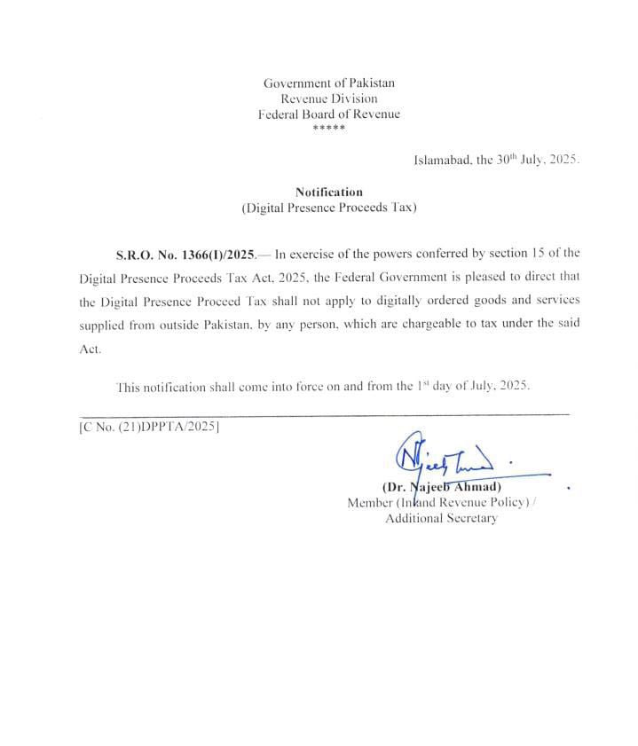 ShazaFK's tweet image. We have removed the tax imposed on international companies doing e-commerce in Pakistan ! 

Pakistan is open for business! 

#TechDestinationPakistan