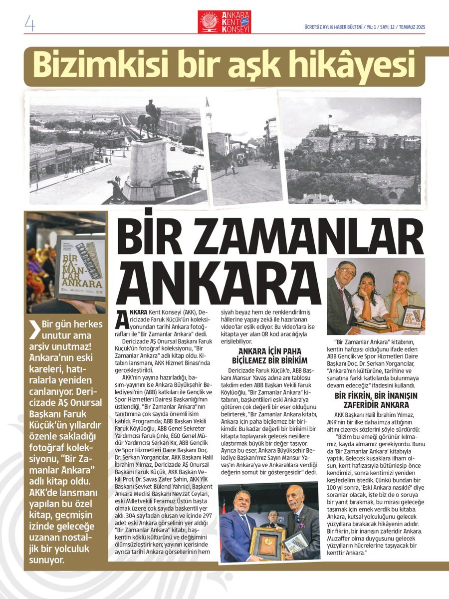 Ankara Kent Konseyi Temmuz Ayı Bülteni Yayında! 🔖📚

Kentimizin ortak aklını yansıtan bültenimizin Temmuz sayısını okumak için aşağıda verilen linke tıklayabilirsiniz.

➡️ ankarakentkonseyi.org.tr/bulten/

#İŞimizGücümüzAnkara #AnkaraKentKonseyi #Ankara #HalilİbrahimYılmaz #Bülten