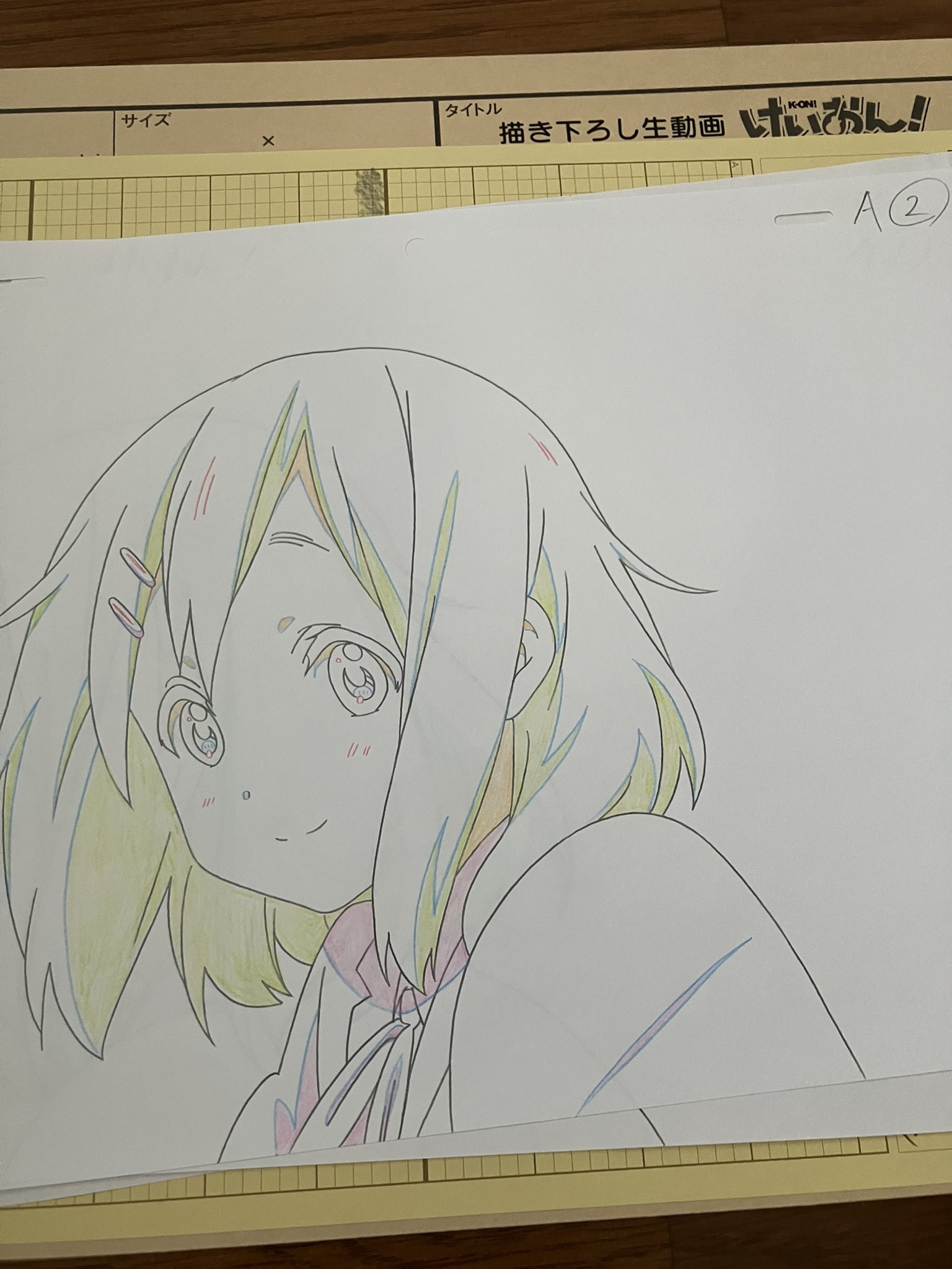 けいおん！ 描き下ろし生動画 平沢唯 けいおん 描き下ろし生動画 平沢唯 京都アニメーション 京アニ
