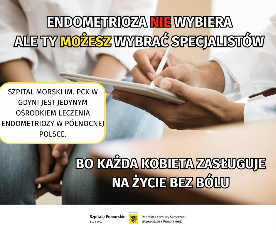 Szpitale Pomorskie (@szpitalep) on Twitter photo Trwają zapisy na kwalifikacje do specjalistów w zakresie leczenia endometriozy – ginekologów onkologicznych z naszego ośrodka. Rejestracja tel. 224 800 800 (pon-pt: 7–17). Wymagane skier. do Odd. Gin.Onk. z potwierdzoną endometriozą głęboko naciekającą.
<a href="/PomorskieEU/">Samorząd Województwa Pomorskiego</a> <a href="/MZ_GOV_PL/">Ministerstwo Zdrowia</a> Trwają zapisy na kwalifikacje do specjalistów w zakresie leczenia endometriozy – ginekologów onkologicznych z naszego ośrodka. Rejestracja tel. 224 800 800 (pon-pt: 7–17). Wymagane skier. do Odd. Gin.Onk. z potwierdzoną endometriozą głęboko naciekającą.
<a href="/PomorskieEU/">Samorząd Województwa Pomorskiego</a> <a href="/MZ_GOV_PL/">Ministerstwo Zdrowia</a>