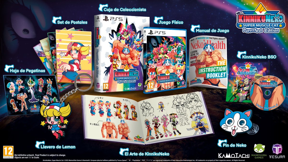 💪😼 ¡#KinnikuNeko: SUPER MUSCLE CAT, el gato culturista, ya se puede reservar en Amazon!

¡Detén una invasión alienígena en el plataformas de acción 2D más alocado que has jugado JAMÁS!

⚪️ Estándar: amazon.es/dp/B0FJG39TTN
⬜️ Purrrrfect: amazon.es/dp/B0FJFZ7L9P