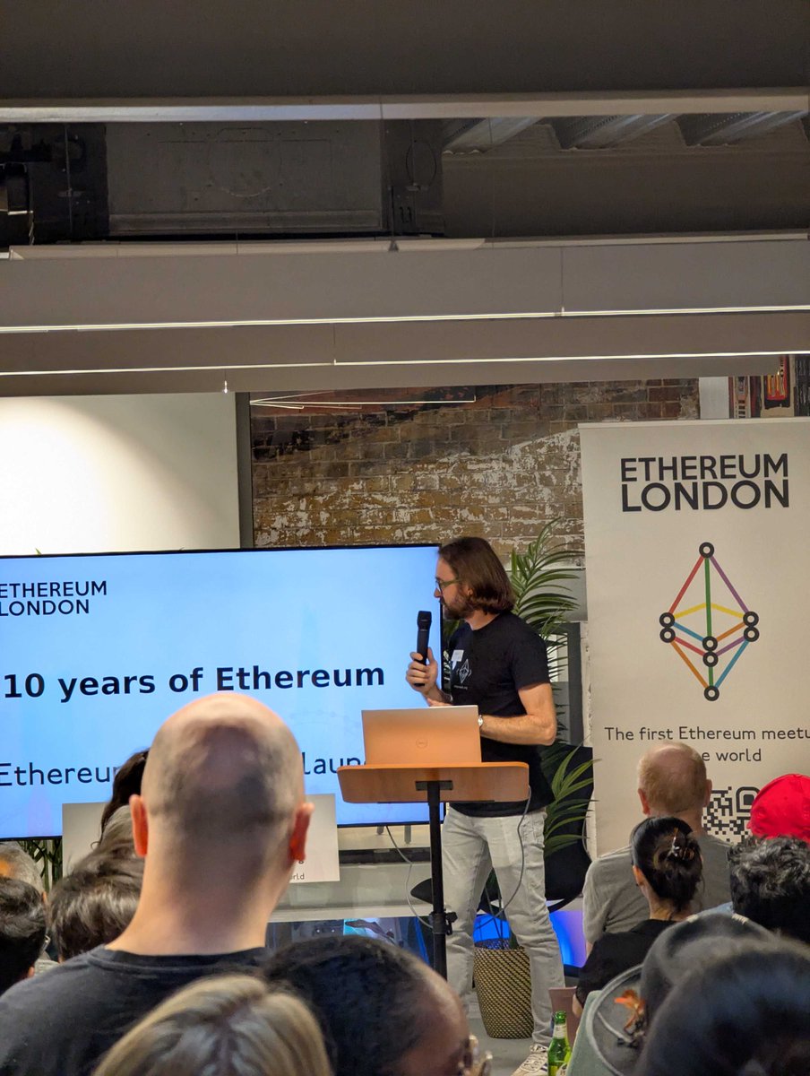 Happy 10th Birthday <a href="/ethereum/">Ethereum</a> 🎂

Last evening, the JOY team joined the Ethereum community in celebrating 10 years of permissionless innovation, onchain building, and pure decentralisation.

And we’re just getting started, the best is yet to come 📈

believe in somETHing