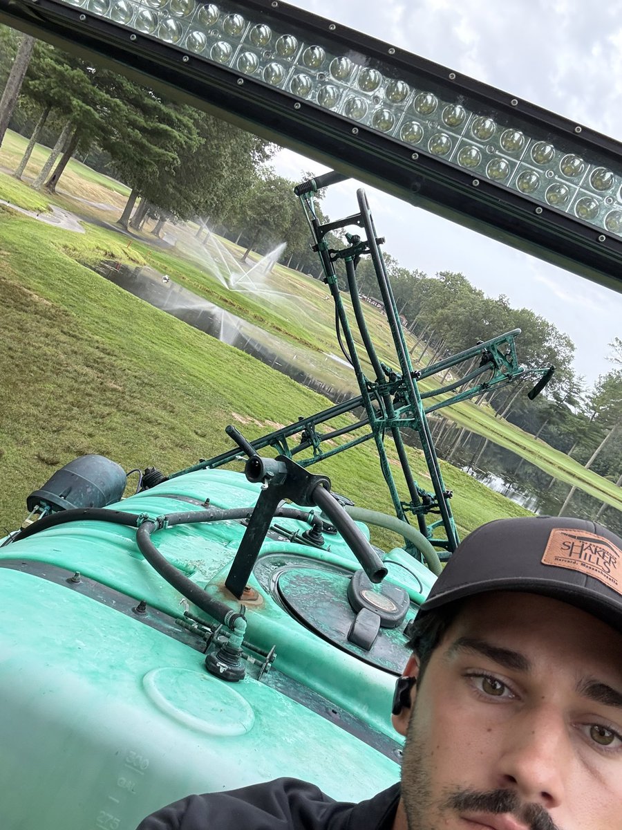 Tees getting some love before the rain showers this afternoon