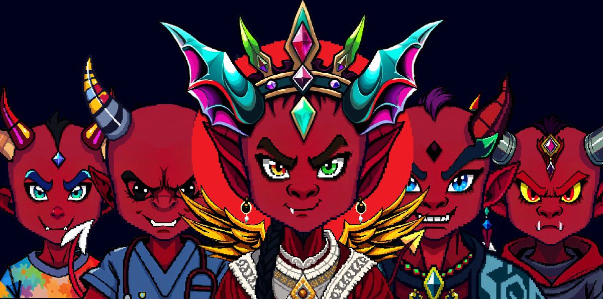 🟥⬜🟥🟥 CrimsonDevil: Phase 2

🔴 Mint on #Base
🚀 Phase 2 is 1,000 NFTs. 

🎭 This collection has PFPs NFT. 
✨ It has 20 Traits, and 666 Layers. 
🌌 Billions of unique NFTs are possible with several layers! 
🎲 Randomly combined 10,000 various NFTs were created. 
💎 Mint some