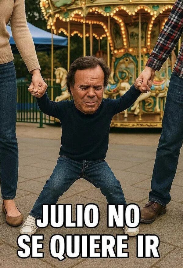 Se va Julio y llega el soso agosto.