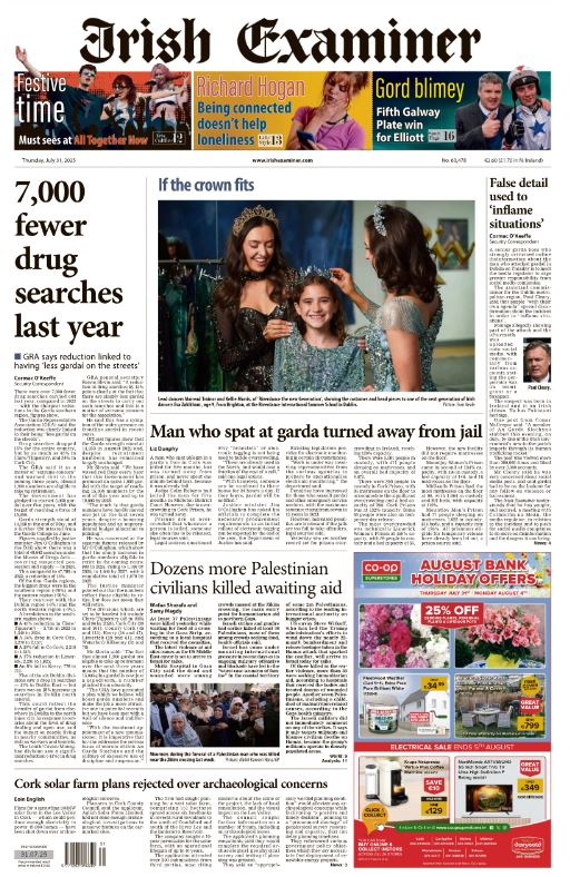 Man jailed for spitting on garda walks free due to Cork Prison overcrowding
irishexaminer.com/news/munster/a…