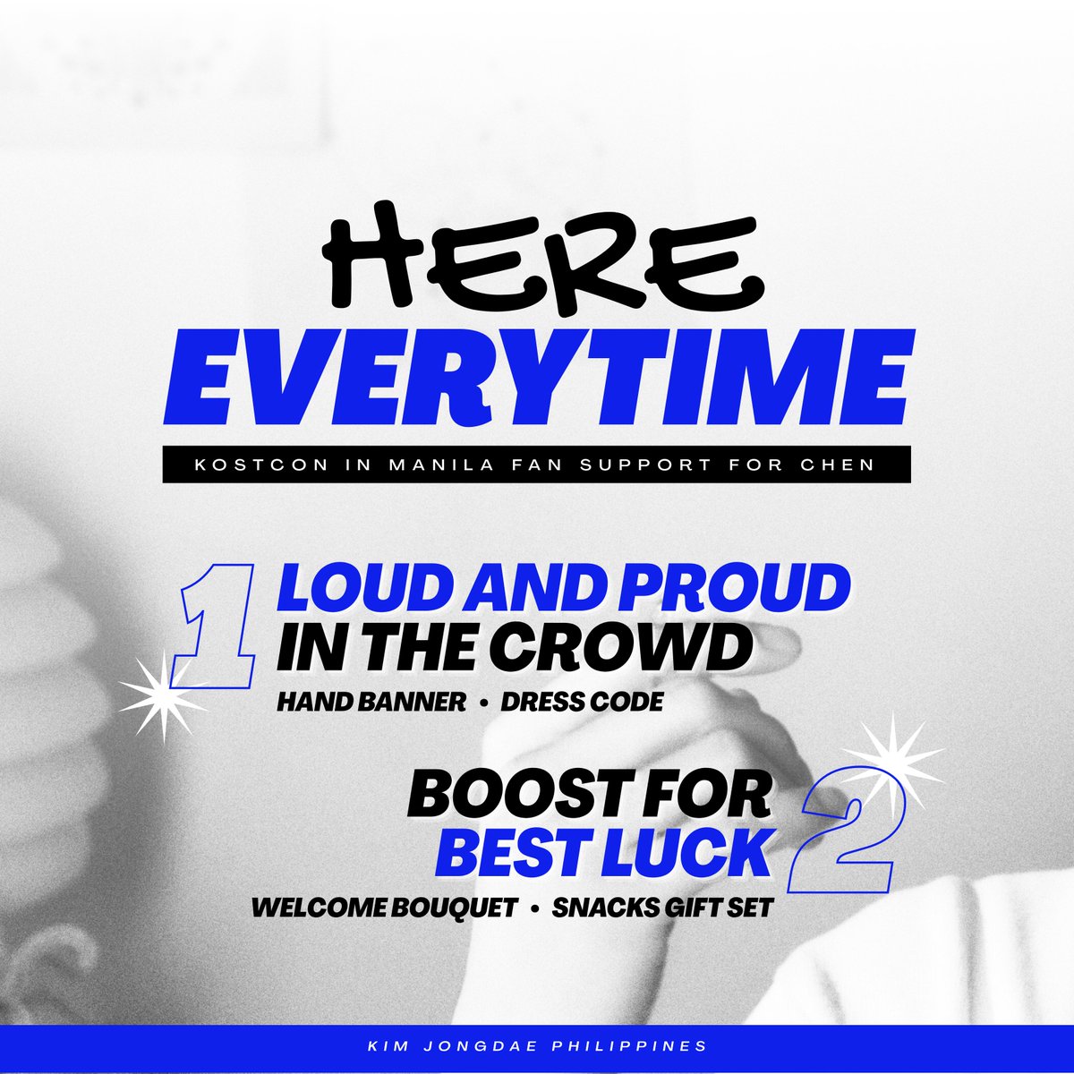 「  HERE EVERYTIME  」
#KOSTCON2025 in Manila FAN SUPPORT PROJECTS FOR CHEN

Join us and help create another beautiful memory for CHEN in Manila!

Tickets are still available via SM TICKETS!
🎟️  smtickets.com/events/view/14…

Check the thread for more info 👇