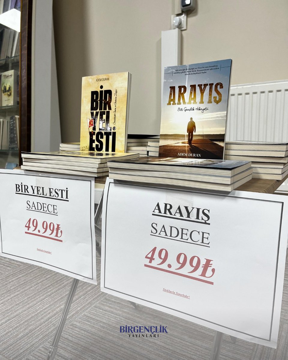 Kitaplarımızda Sezon Sonu Büyük İndirimleri 
Baş-la-dı.. ⏱️ ⌛️

Siparişleriniz için: 0(850)302 13 91
No’lu WhatsApp hattımızdan iletişime geçebilirsiniz. 📖