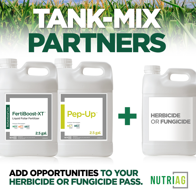 NutriAg USA (@nutriag_usa) on Twitter photo One Pass, Multiple Benefits! đđŞ
Add FertiBoostâXT⢠or PepâUp⢠to your herbicide or fungicide spray for crop-safe nutrition when timing matters most!
âď¸ Tank-mix ready
âď¸ Delivers key micros (Mn, Zn)
âď¸ Backed by field results in corn, soy & more
#TankMixReady #CropNutrition One Pass, Multiple Benefits! đđŞ
Add FertiBoostâXT⢠or PepâUp⢠to your herbicide or fungicide spray for crop-safe nutrition when timing matters most!
âď¸ Tank-mix ready
âď¸ Delivers key micros (Mn, Zn)
âď¸ Backed by field results in corn, soy & more
#TankMixReady #CropNutrition