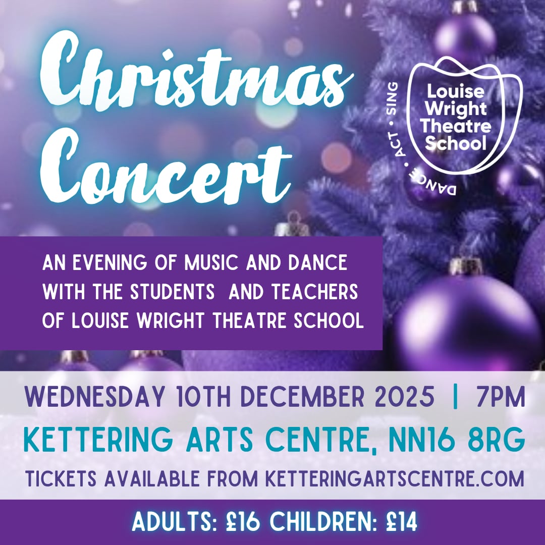 Kettering Arts Centre (@ketteringarts) on Twitter photo 📣 ONSALE SOON 📣
🌟 <a href="/LWTheatreSchool/">Louise Wright</a> annual CHRISTMAS CONCERT🎄(too early?)
📍 <a href="/Ketteringarts/">Kettering Arts Centre</a>
🗓 Wed 10th Dec
#ketteringartscentre #ketteringtheatreschool #studentshowcase #ChristmasConcert #Celebration #letsgetfestive #community #supportlocalbusiness #lovekettering #LWTS 😍 📣 ONSALE SOON 📣
🌟 <a href="/LWTheatreSchool/">Louise Wright</a> annual CHRISTMAS CONCERT🎄(too early?)
📍 <a href="/Ketteringarts/">Kettering Arts Centre</a>
🗓 Wed 10th Dec
#ketteringartscentre #ketteringtheatreschool #studentshowcase #ChristmasConcert #Celebration #letsgetfestive #community #supportlocalbusiness #lovekettering #LWTS 😍