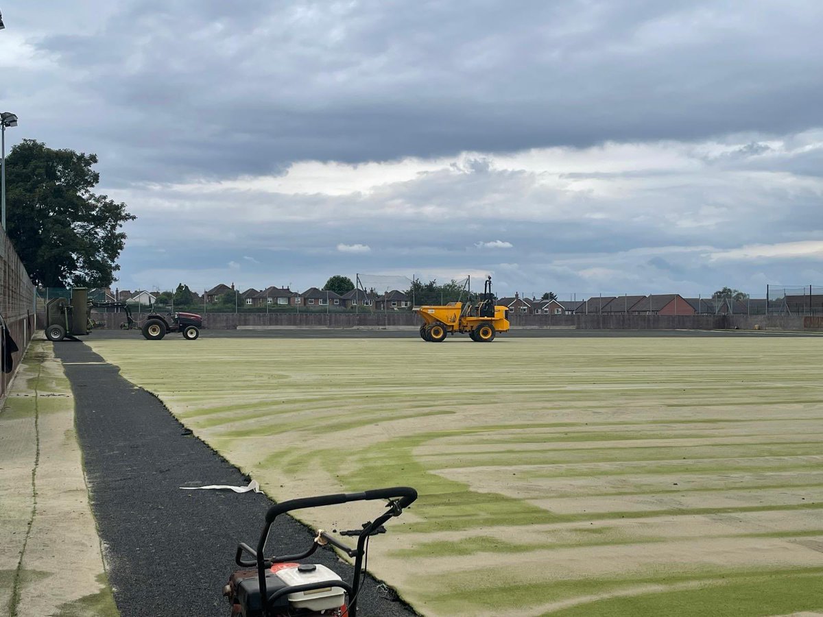 Goodbye old friend - always a good leveller. Hope the new pitch is gonna bring some bounce!!!!  Exciting times ahead for the club!!!