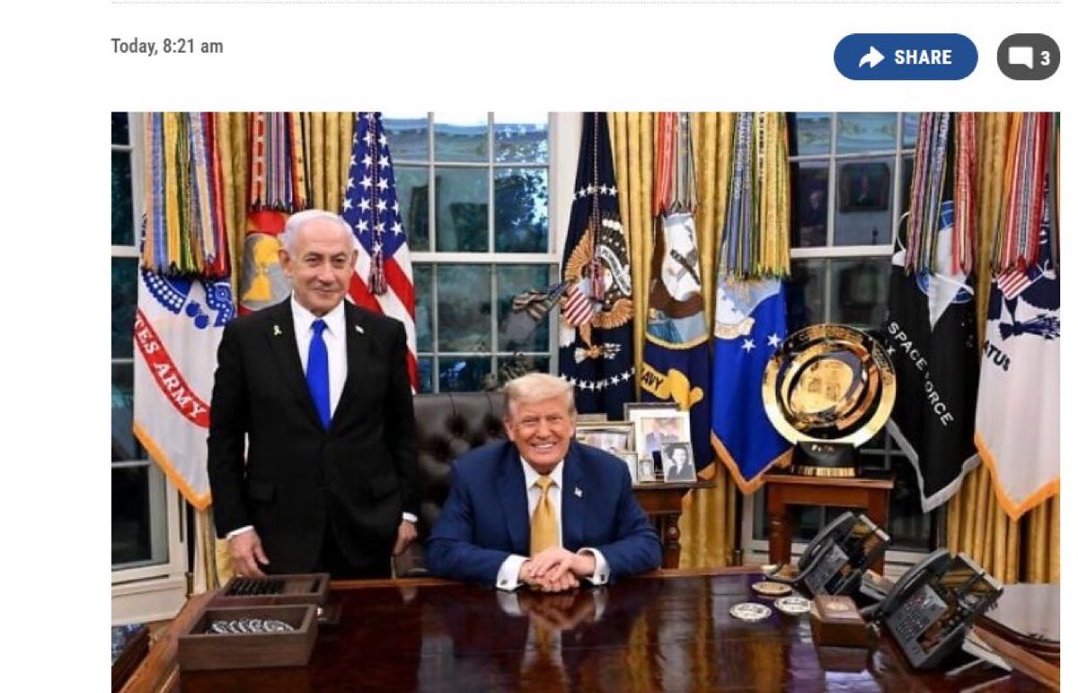 🗨️ Trump reportedly told a major Jewish donor: “My people have begun to hate Israel.”
— Financial Time