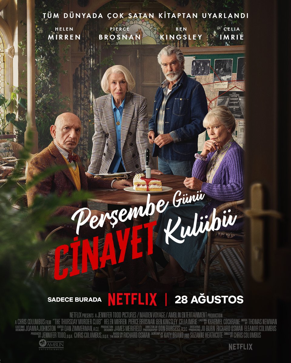 Bulmaca çözmek onların işi. Perşembe Günü Cinayet Kulübü 28 Ağustos'ta sadece Netflix'te.
