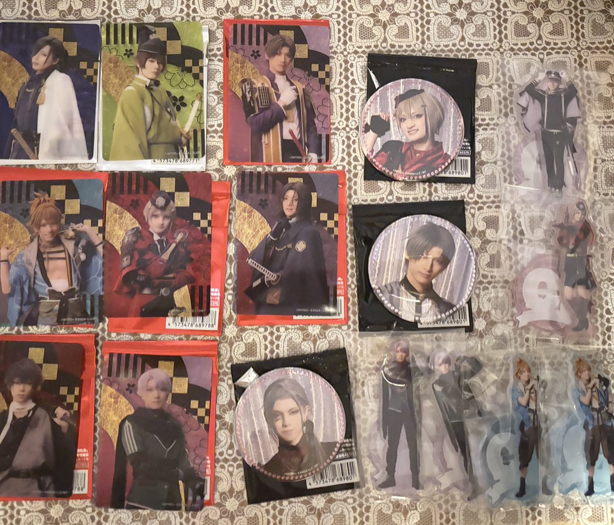 【交換】ミュージカル刀剣乱舞 刀ミュ 目出度歌誉花舞 十周年祝賀祭
ランダム缶バッジ ランダムカード アクスタ

譲】画像参照

求】同異種長義＞堀川

郵送でのお取引となります。
お気軽にお声掛けください。