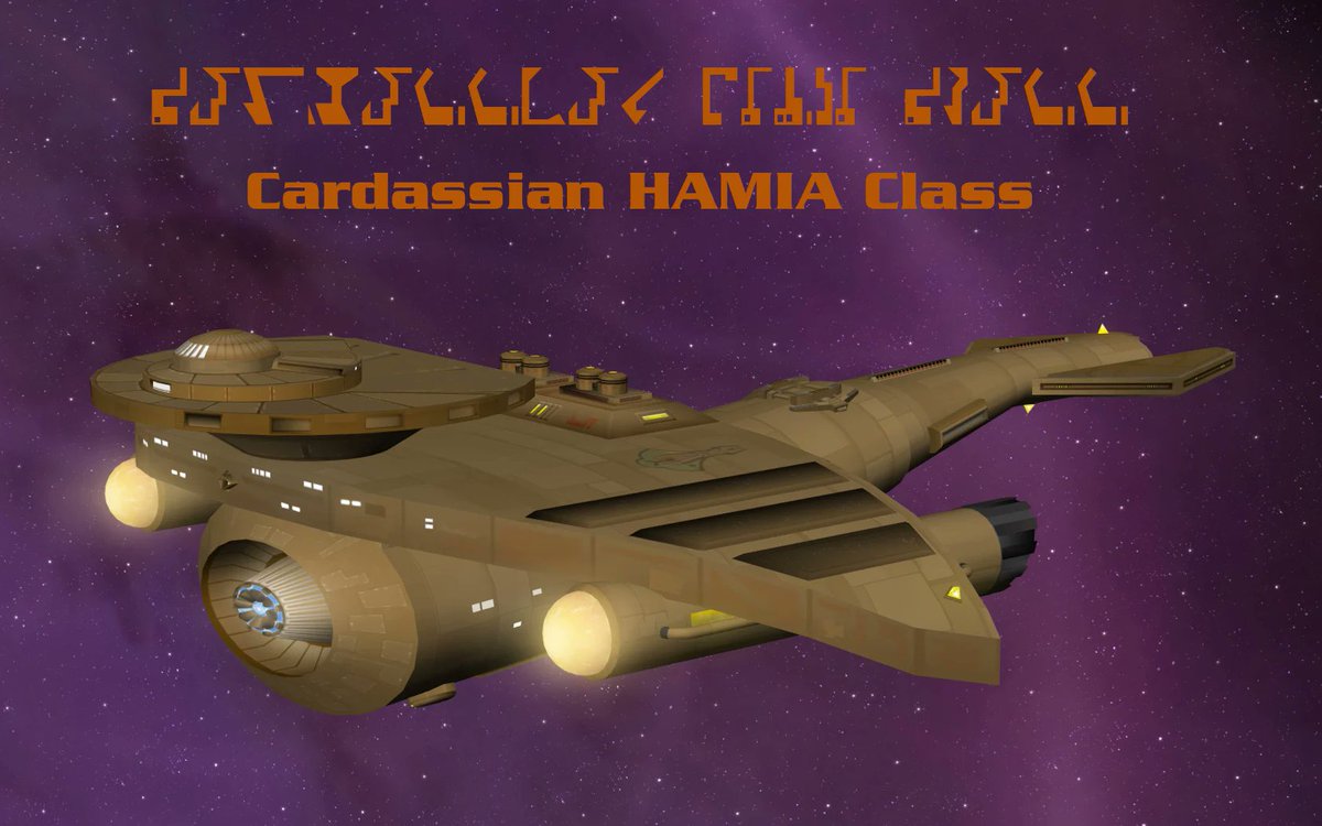 A brand new release by Zambie Zan.
This is an Original Series Era Cardassian Warship! Fresh out of drydock. Battle tests coming soon!
