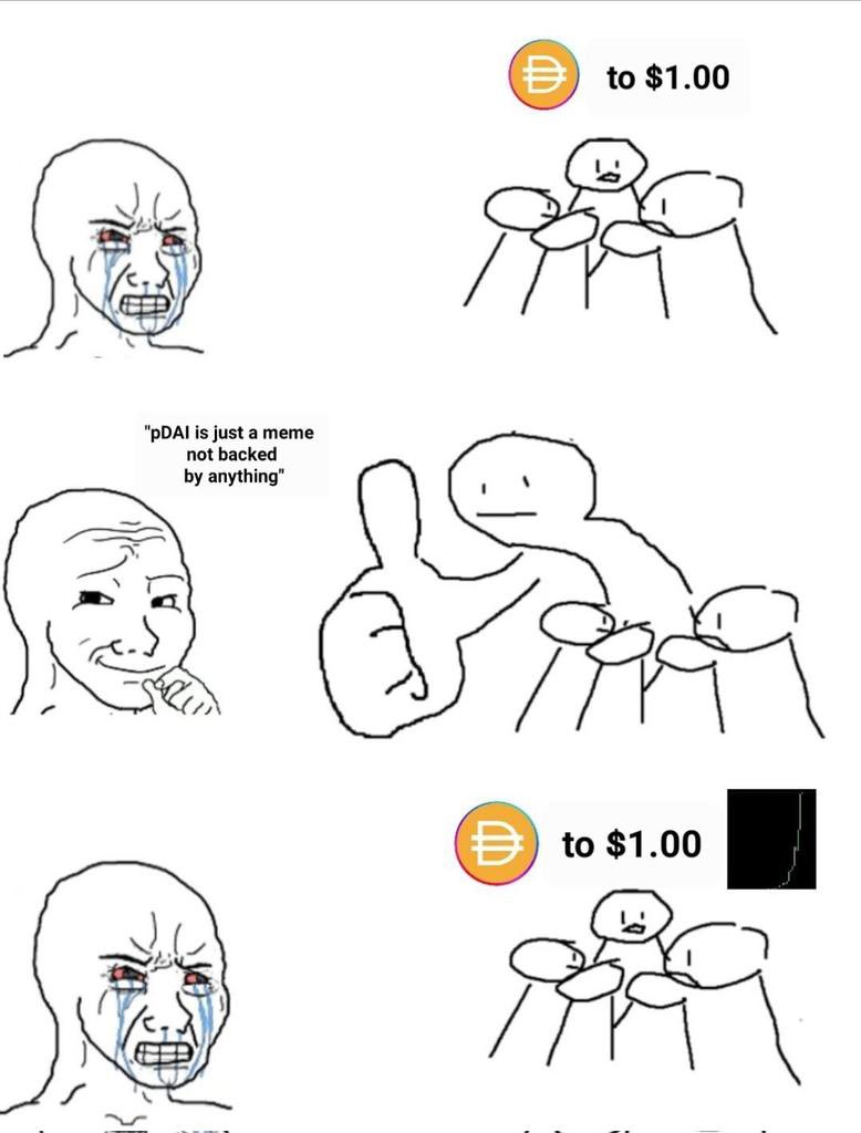 Aznquant's tweet image. It’s a stablecoin that pumps. #pdai.