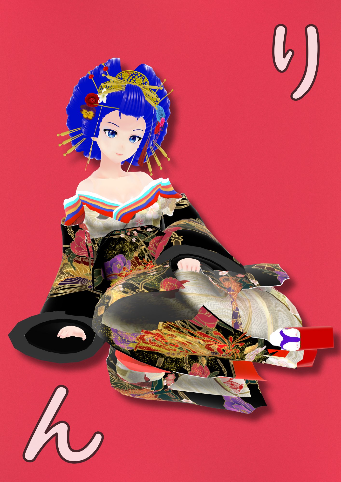 開運にいかがでしょうか。綺麗な絵です（タンカ） Linda@cluster on X: 