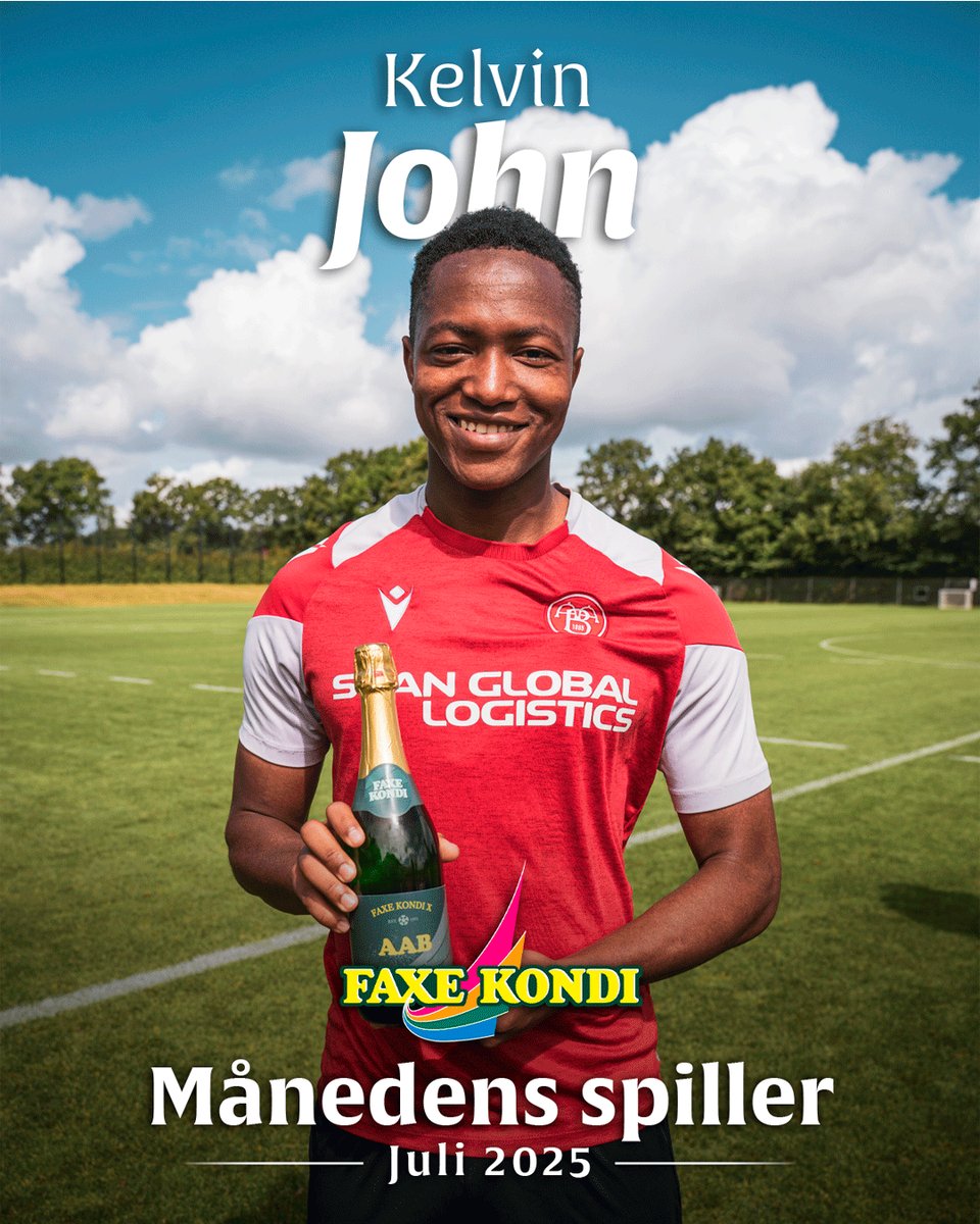 Fansene har gennem Faxe Kondis afstemning peget på Kelvin John som månedens spiller i juli.
#SammenOmAaB #AaB #SuperAaB