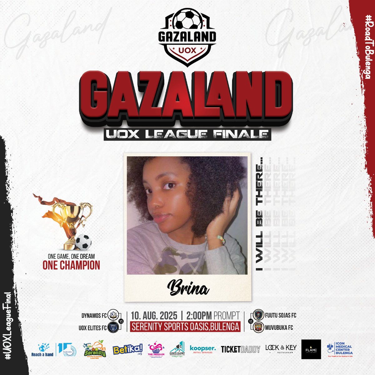 Our patron and sponsor said .....
Be there or nowhere🔥🔥🔥 
#uoxleaguefinal 
#RoadToBulenga