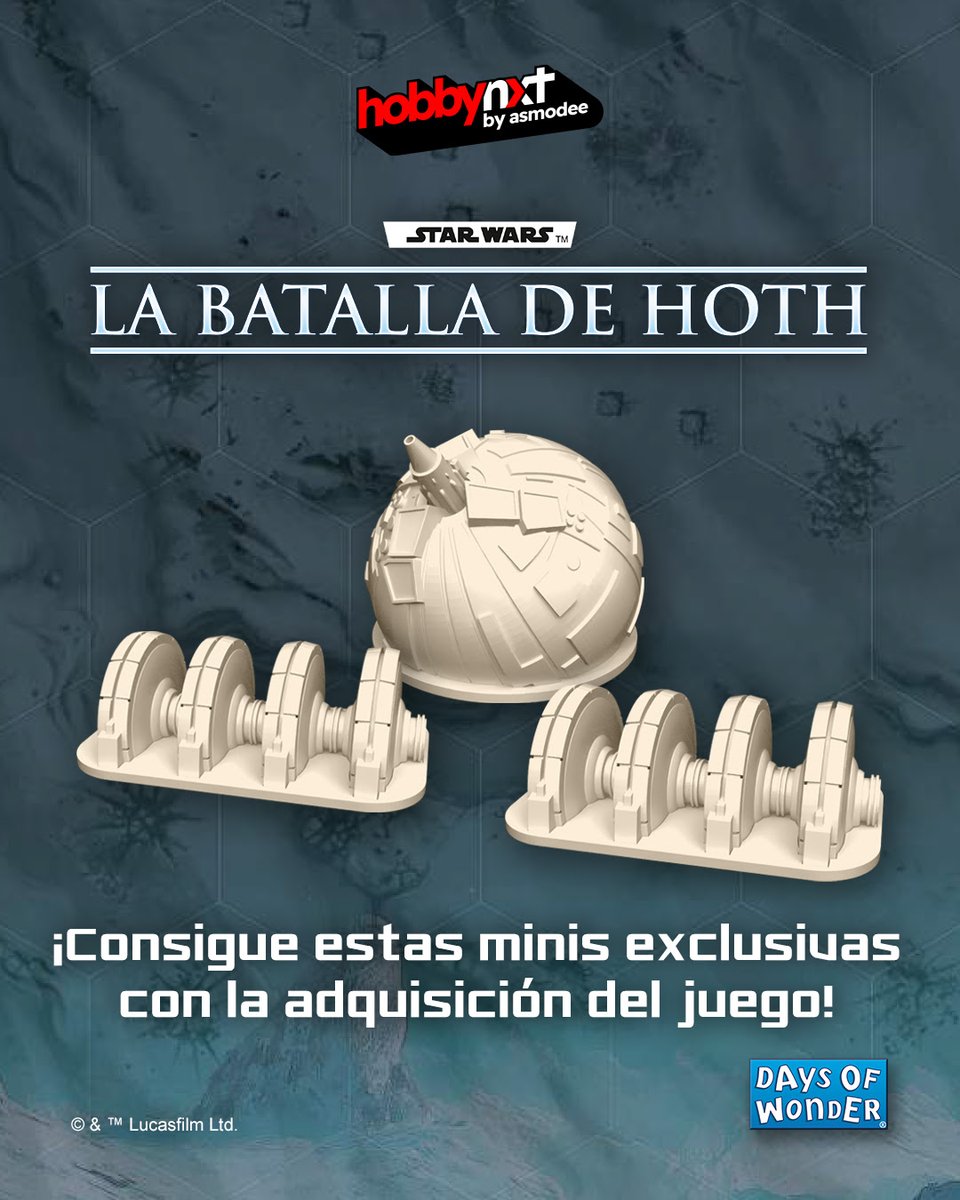 ¡Reserva ya tu Star Wars: La batalla de Hoth y consigue estas miniaturas antes que se agoten! 

Solo los más rápidos se llevarán esta increíble promo de #Hobbynext