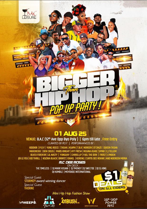 #VulaAmasango (@brintzonline) on Twitter photo Ok let's do it like this.
It's Bigger Than Hip-Hop Pop Up Party tomorrow at BAC Leisure Centre!
Hip-Hop is mobilizing in the city and it's amazing to watch!
Curated by <a href="/poyproudofyou/">#TheRealest</a> 🤝 Ok let's do it like this.
It's Bigger Than Hip-Hop Pop Up Party tomorrow at BAC Leisure Centre!
Hip-Hop is mobilizing in the city and it's amazing to watch!
Curated by <a href="/poyproudofyou/">#TheRealest</a> 🤝