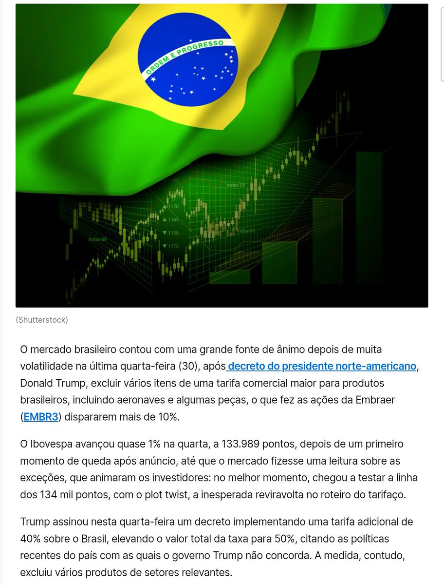 Ânimo voltou? Até onde Ibovespa e dólar podem ir após ‘plot twist’ com tarifaço.

Analistas projetam recuperação para o mercado brasileiro, mas ainda veem incertezas no radar.
<a href="/infomoney/">InfoMoney</a>
