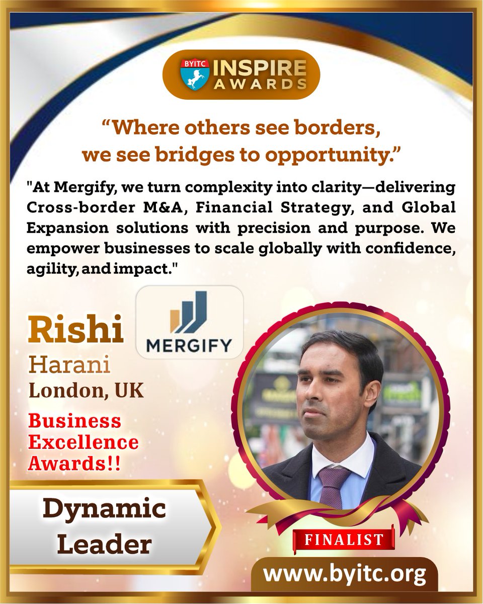 BYITC Business Excellence Awards 2025 Finalist Announcement

Learn more about the BYITC Business Excellence Awards 2025:

byitc.org/business-excel…

#BYITC
#Supermaths
#GlobalExpansion
#FutureOfBusiness
#Innovation