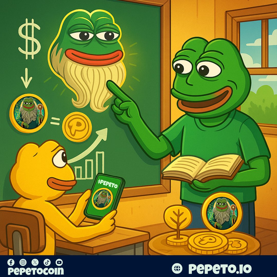 Pepetocoin's tweet image. Words of a believer 🐸

I came for the memes.
Thought I’d flip a 2x and leave.

Now I stake.
I quote $PEPETO..
I just explained the six sacred documents to my 6-year-old cousin.

This goes beyond charts.
I follow the God of Frogs. 🐸👑

Believe and buy $PEPETO now.
👉…