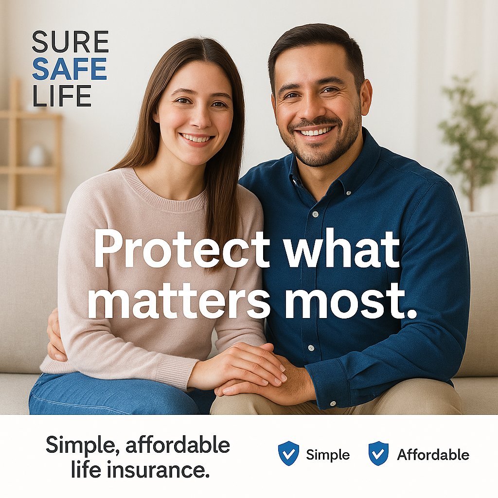 SureSafeLife's tweet image. You protect your home.
You protect your car.
Why not your future?

Simple. Affordable. Life insurance.

#SureSafeLife #ProtectWhatMatters #LifeInsuranceSimplified #FamilyFirst #PlanSmart