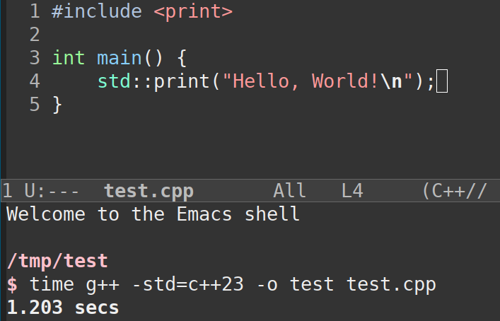 Tatrics's tweet photo. @iquilezles Can someone explain me why std::print takes 1.2 seconds to compile? https://t.co/wiCaFoycDH